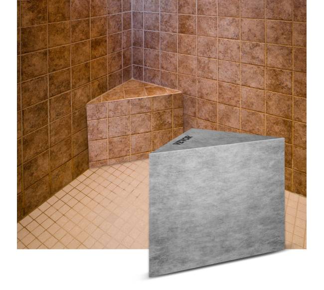 Dušo suoliukas iš plytelių, 57 x 40 x 50 cm7