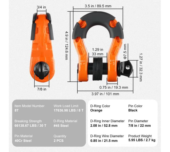 2 vnt 19 mm D formos kilpa su 22 mm varžtu 30T6