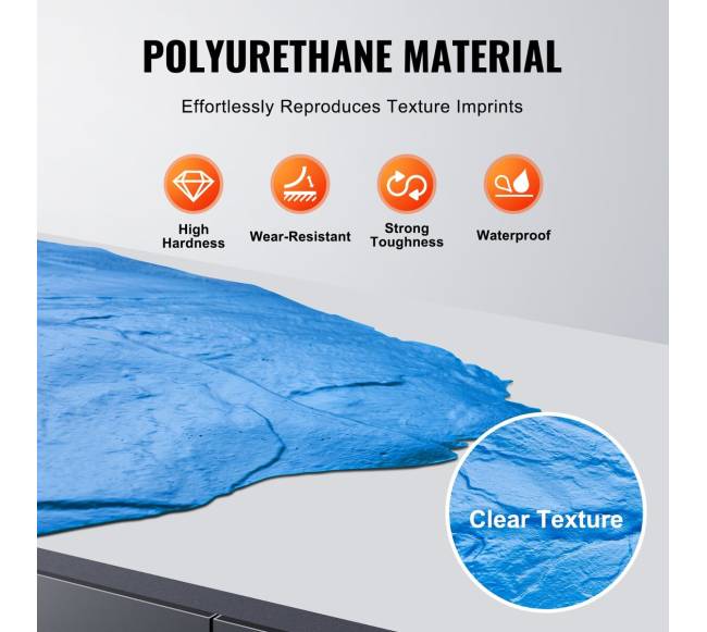 Betono spaudo kilimėlis 60 x 60 cm3