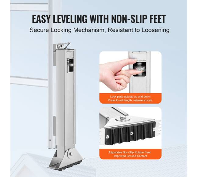 kopėčių lygintuvas, reguliuojamas 28,8 cm2