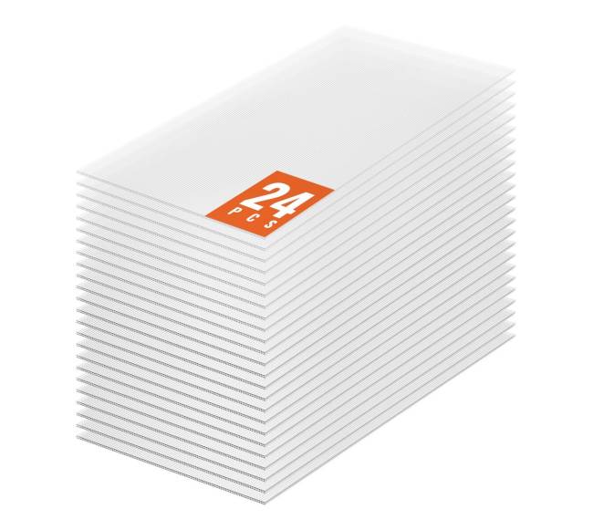 24 vnt. polikarbonato šiltnamio plokščių0