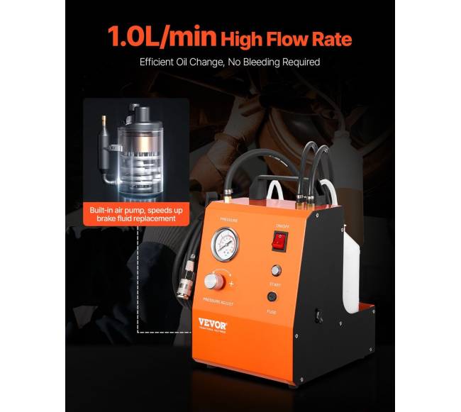 220V elektrinis stabdžių skysčio adapterio rinkinys1