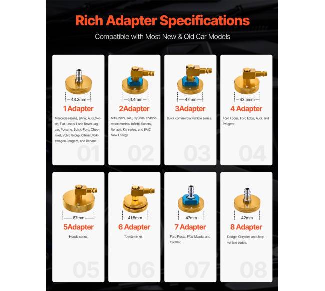 220V elektrinis stabdžių skysčio adapterio rinkinys3