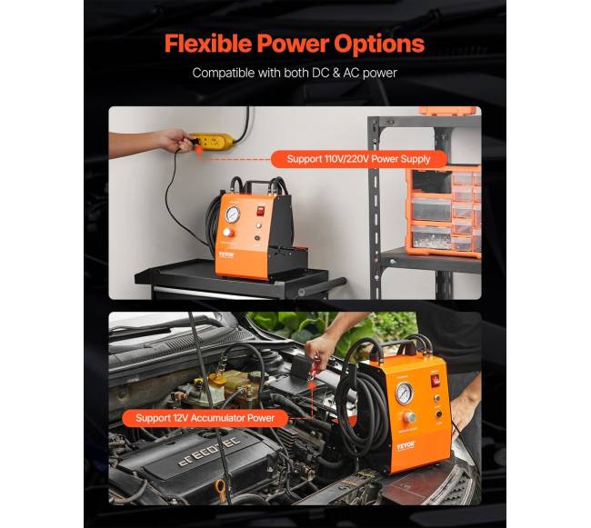 220V elektrinis stabdžių skysčio adapterio rinkinys5