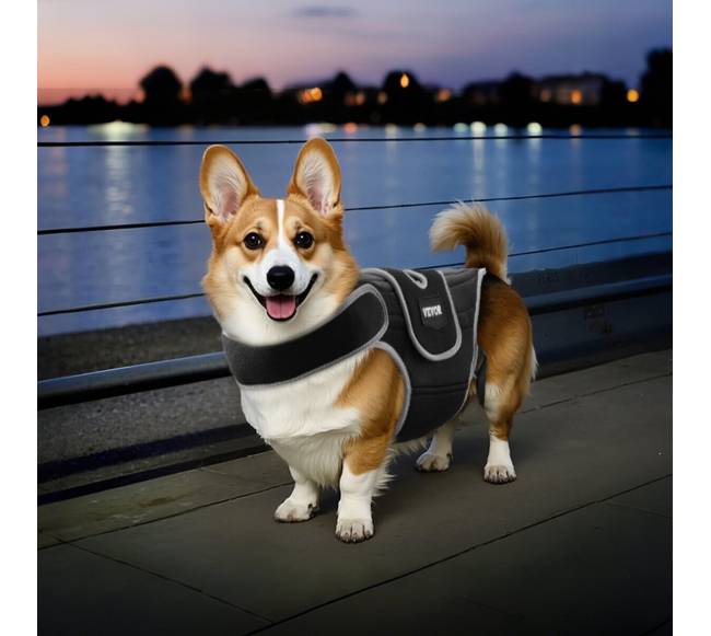 Reguliuojamas šuns nugaros diržas IVDD palengvinimui7