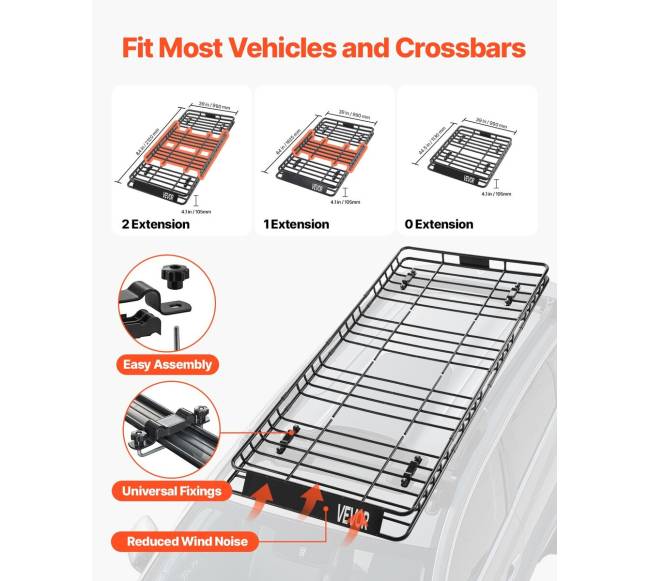 Automobilio stogo bagažo krepšys 213 x 99 x 10.4 cm2