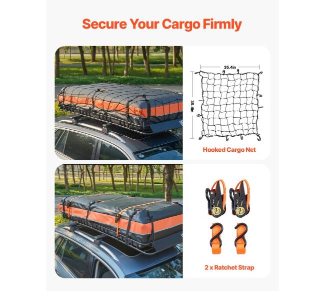 Automobilio stogo bagažo krepšys 213 x 99 x 10.4 cm5