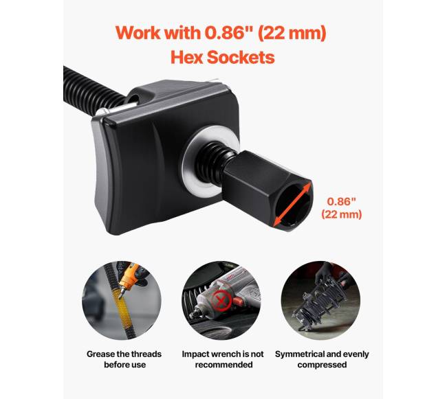 Statramsčio spyruoklės suspaudimo įrankis, 2 vnt.2