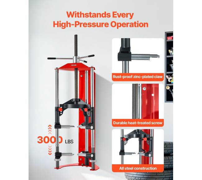 Reguliuojamas atraminis spyruoklių kompresorius 1.4 tono4