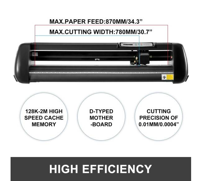 34 colių vinilinė pjovimo mašina su stovu1