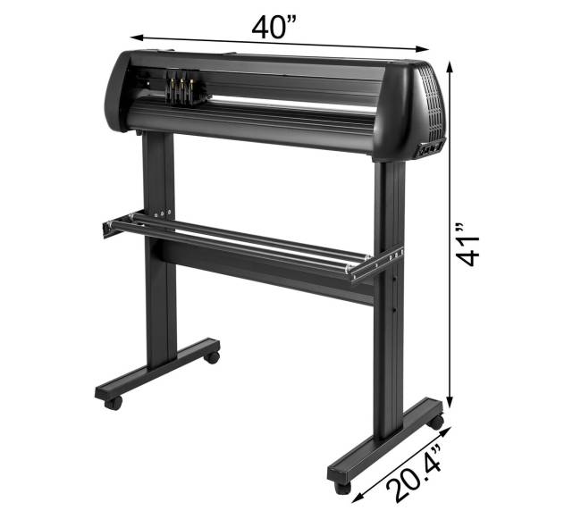34 colių vinilinė pjovimo mašina su stovu7