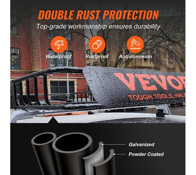 Stogo bagažinės krepšys 117,5 x 91,5 x 11,4 cm2