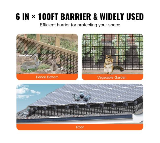 Saulės panelių paukščių apsauga su tvirtinimais5