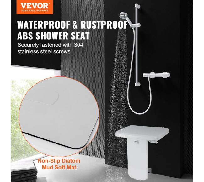 Sulankstoma ABS dušo sėdynė 40x42 cm1