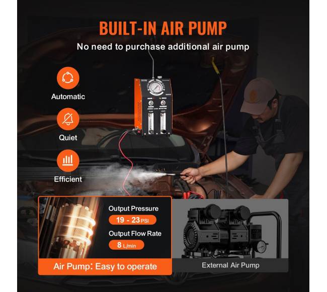 Automobilių dūmų mašina su vakuumo nuotėkio detektoriumi2