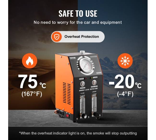 Automobilių dūmų mašina su vakuumo nuotėkio detektoriumi5