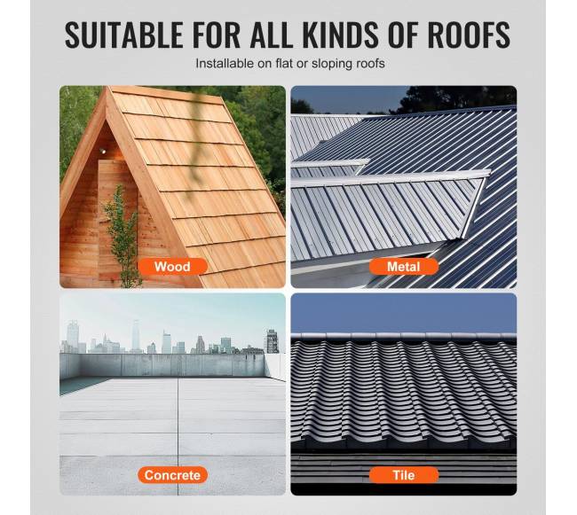 Saulės baterijų tvirtinimo laikikliai stogams4