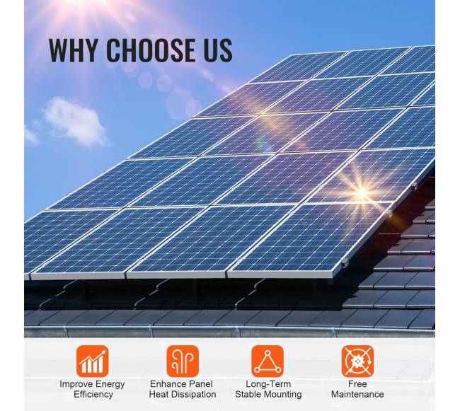 Saulės panelių tvirtinimo laikikliai stogams5