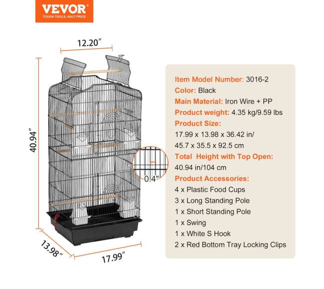Paukščių skraidymo narvas papūgoms6
