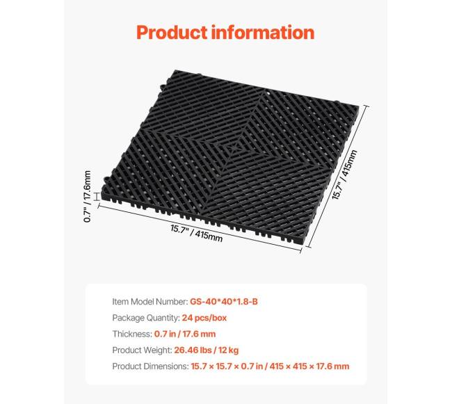 Modulinis drenažo kilimėlis 40x40 cm6