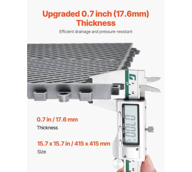 Tinklelis modulinė drenažo grindų plytelė2