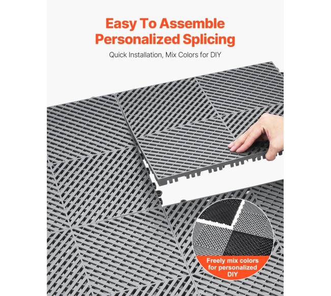 Tinklelis modulinė drenažo grindų plytelė4