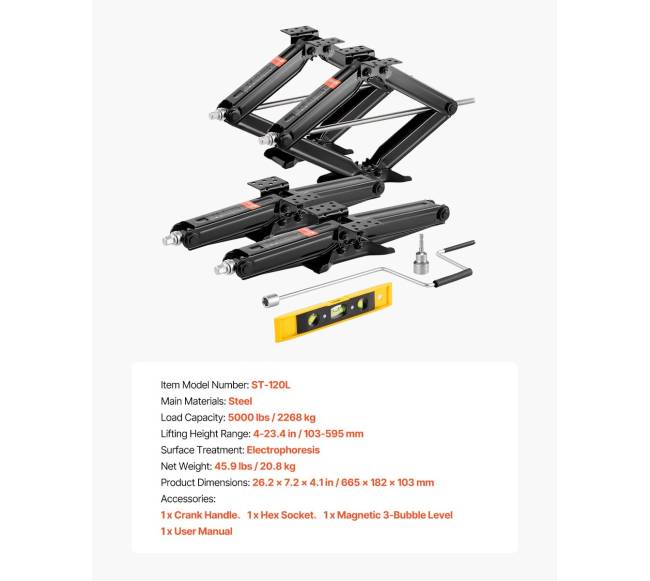 RV žirklinutės 2268 kg stabilizavimo rinkiniai6