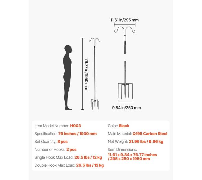 Dvipusis paukščių maitinimo stulpas, 8 vnt6