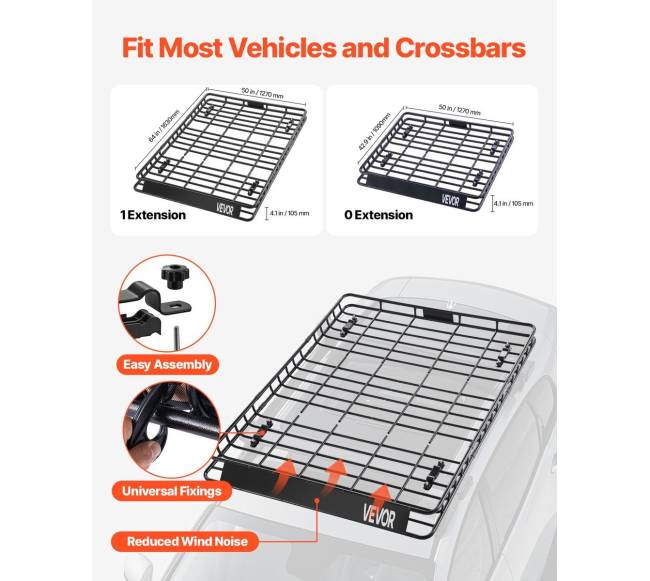 Stogo bagažinės krepšys 163 x 127 x 10 cm2