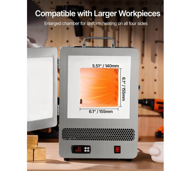 Stalviršio krosnis lydyti iki 1200C2