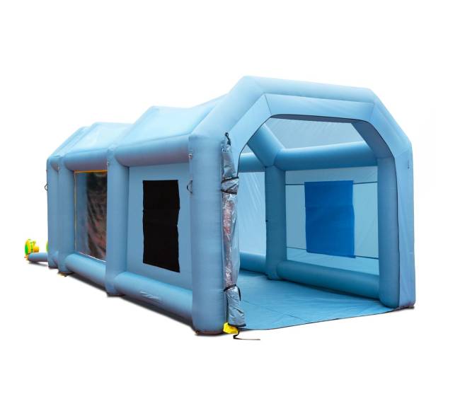 Pripučiama dažymo palapinė su filtru 6x3x2.5 m0