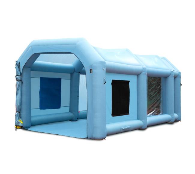 Pripučiama dažymo palapinė su filtru 6x3x2.5 m8