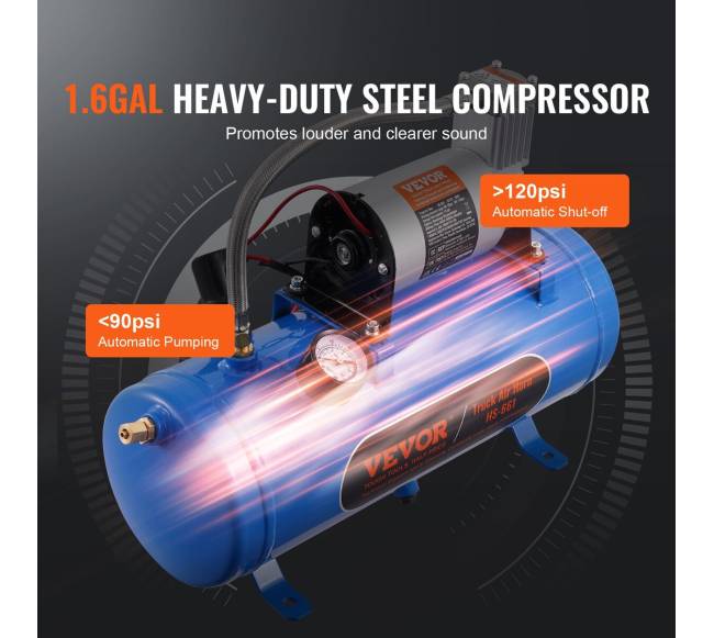 Garso signalų komplektas su kompresoriumi2