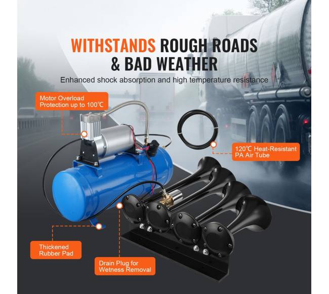 Garso signalų komplektas su kompresoriumi3