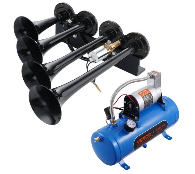 Garso signalų komplektas su kompresoriumi8