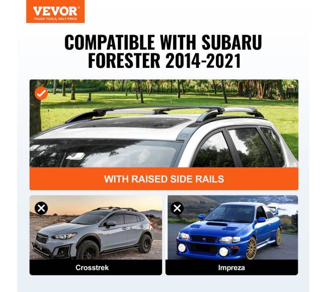 Stogo skersiniai Subaru Forester 2014-20221