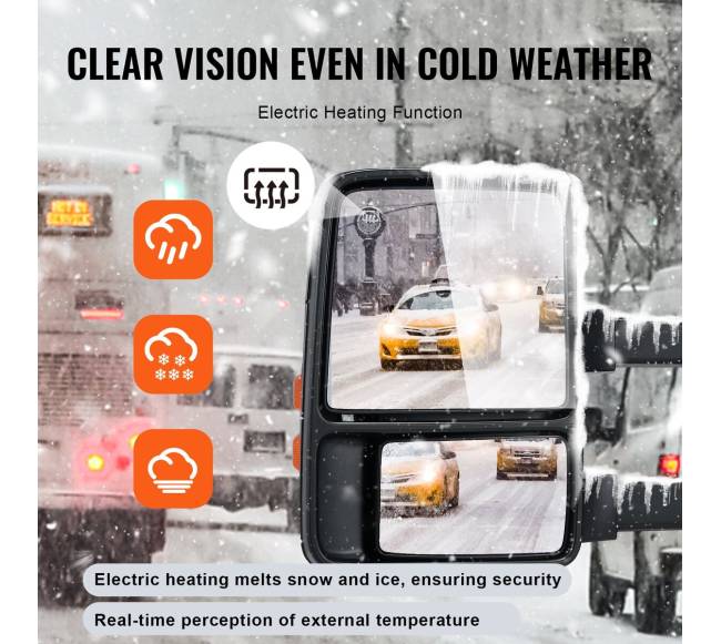 Sulankstomi šildomi veidrodžiai Ford F-serijai4