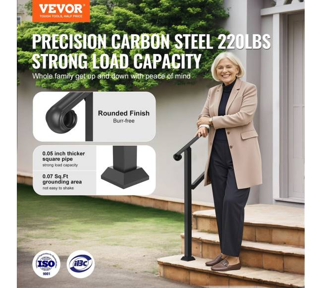 2-3 laiptų turėklai lauko laiptams prie verandos1