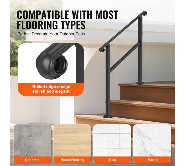 2-3 laiptų turėklai lauko laiptams prie verandos4