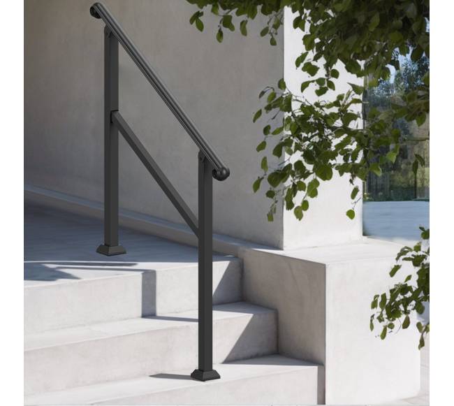 2-3 laiptų turėklai lauko laiptams prie verandos7