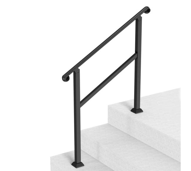 2-3 laiptų turėklai lauko laiptams prie verandos8