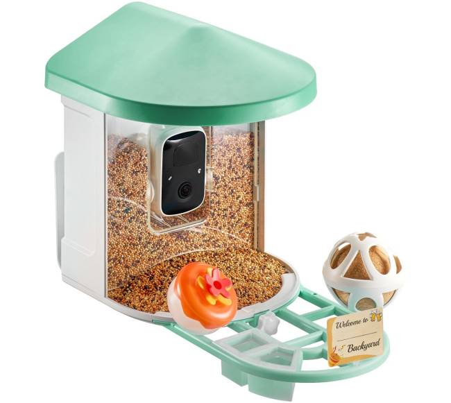 Išmanusis paukščių lesyklėlė su kamera10