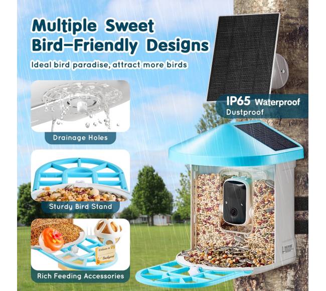 Išmanus paukščių lesykla su kamera ir AI5