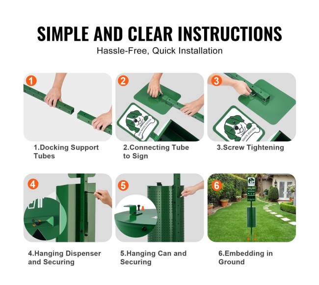 Šunų atliekų stotelė 43L su 600 maišeliais4