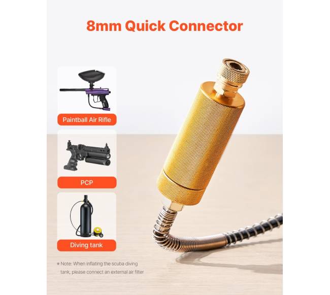 PCP oro kompresorius 800W 30Mpa dviejų cilindrų5