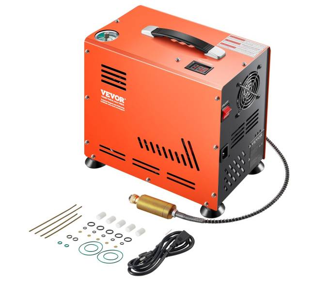 PCP oro kompresorius 800W 30Mpa dviejų cilindrų8