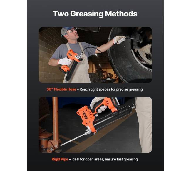 Kompaktiškas belaidis tepalinis pistoletas 55 MPa4