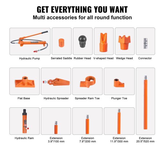 10 tonų hidraulinis keltuvas su oro pompa3