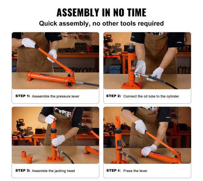 10 tonų hidraulinis keltuvas su oro pompa5