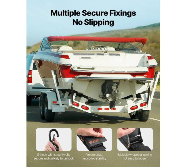 Ištraukiamos laikiklio dirželiai valčiai 2 vnt3